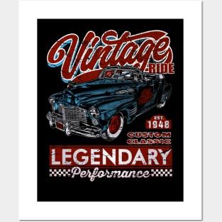 Vintage Ride Legendary Hot Rod Posters and Art